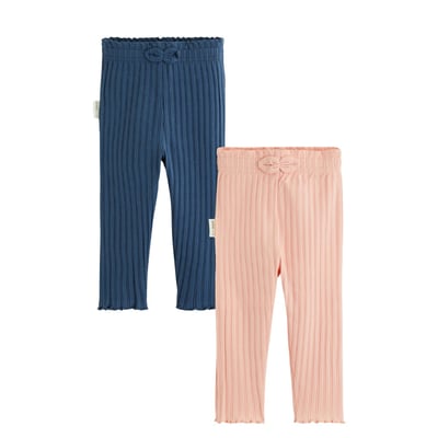 Lot de 2 leggings enfant côtelés Dina PETIT BEGUIN