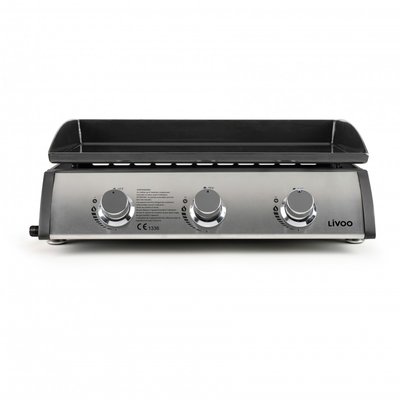 Plancha gaz 3 brûleurs LIVOO