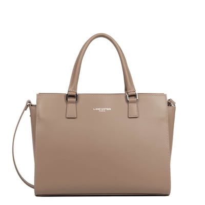Grand sac cabas main, Made in France SMOOTH LANCASTER