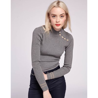 Pull manches longues 5 boutons MORGAN
