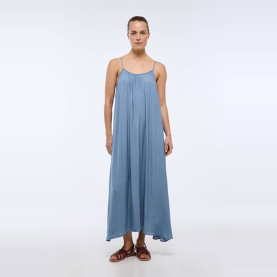 Robe ample satinée à bretelles MONOPRIX