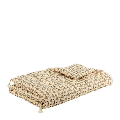 Futon DAPHNE coton BLANC D’IVOIRE