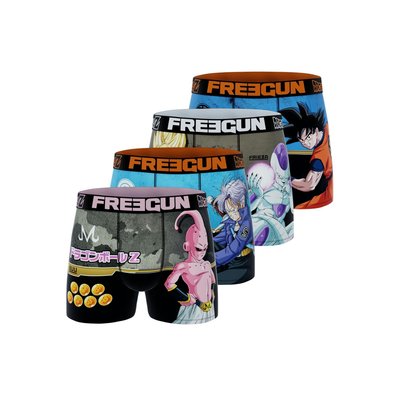 Lot de 4 Boxers microfibre Dragon Ball Z FREEGUN