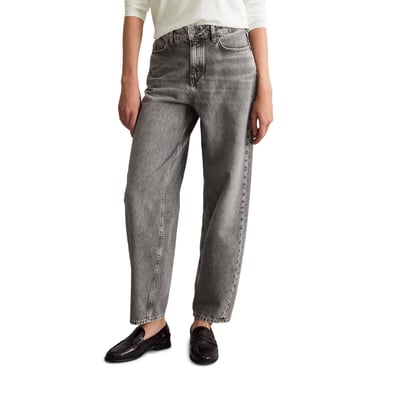 Jeans modèle Stine, coupe  barrel  et longueur raccourcie en pur coton MARC O’POLO DENIM