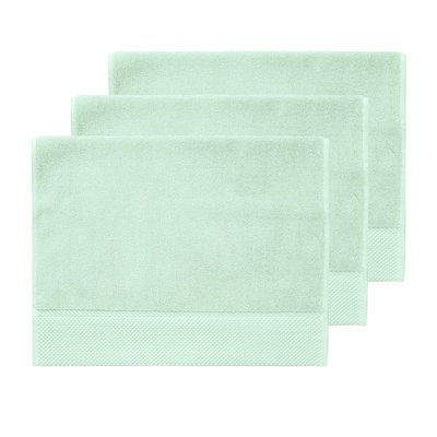 3 grandes serviettes invité Zéro Twist 560 g/m² SENSOFT SENSEI MAISON