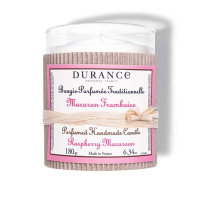 Bougie parfumée MACARON FRAMBOISE DURANCE