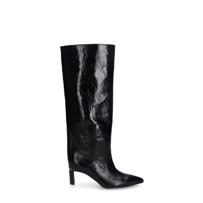 Bottes hautes vernies à talon SACHA
