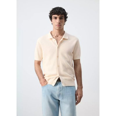 Polo 100 % coton maille structure boutons MANGO MAN