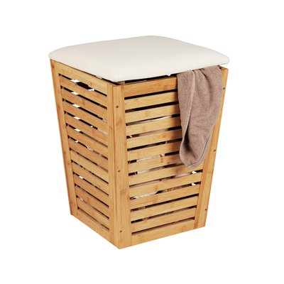 Panier à linge et Tabouret BAMBUSA WENKO