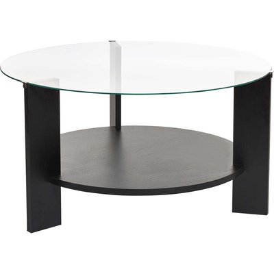 Table basse ronde en verre Clara HANAH HOME