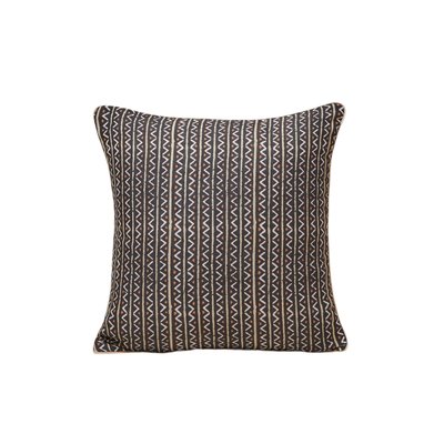 Housse de coussin en Lin imprimé, passepoil en coton  MALIA MADURA