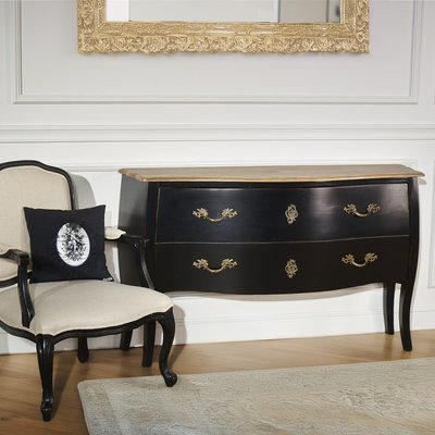 Commode 2 tiroirs plateau en chêne ALIENOR ROBIN DES BOIS