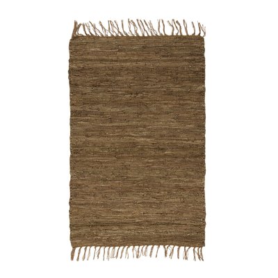 Tapis en cuir tressé THE DECO FACTORY