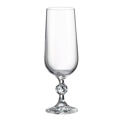 Lot de 3 flûtes en cristallin 18cl, MATIGNON NOVASTYL