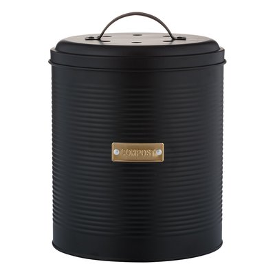 Otto Compost Caddy in Black TYPHOON