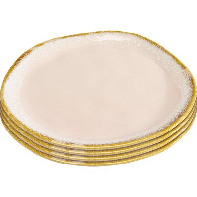 Lot de 4 assiettes plates à dessert, NALA KARE DESIGN