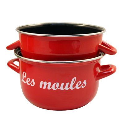 Marmite à moules 24 cm émaillé BAUMALU