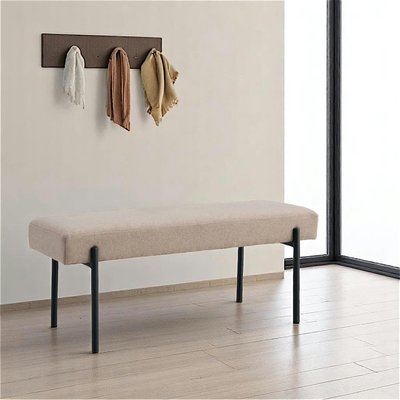 Banc d'entrée gris minéral, style moderne BRUGES PIER IMPORT