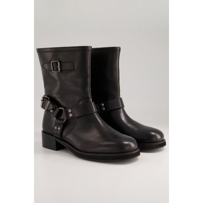 Bottes de motard en cuir, boucle fantaisie STUDIO UNTOLD