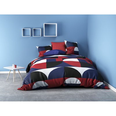 Parure imprimée avec housse de couette et taie(s) en coton, Knivik C DESIGN HOME TEXTILE