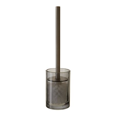 Smoked Glass Toilet Brush SO'HOME