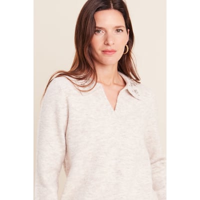 Polo manches longues col chemise BREAL