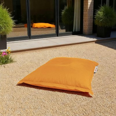 Pouf coussin de sol extérieur orange - 100 cm ARTA PIER IMPORT