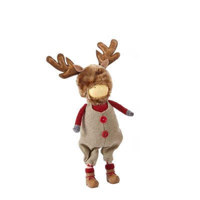 Figurine de noël garçon décorative en résine H34 RUDY SIA DECO