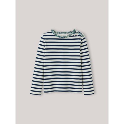 T-shirt marinière tissu Liberty en coton biologique CYRILLUS