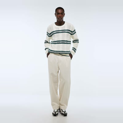 Pantalon en coton MONOPRIX