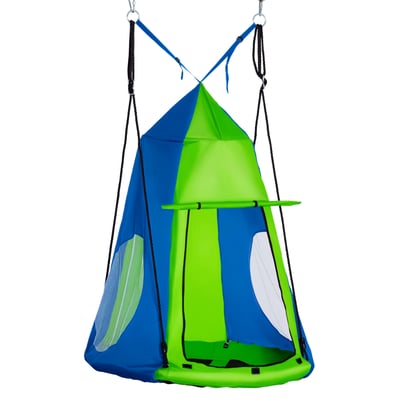 Hamac à bascule pour enfants PE Vert OUTSUNNY