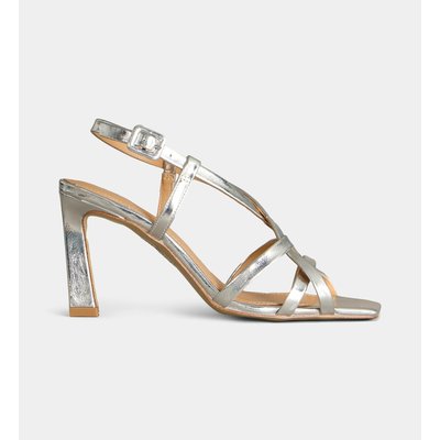 Sandales À Talons Victoria En Cuir GALERIES LAFAYETTE