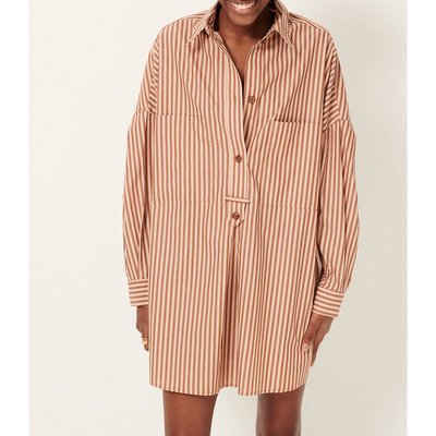 Fontella Striped Shirt Dress in Loose Fit SESSUN