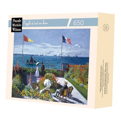 Terrasse à Sainte Adresse de Monet PUZZLE MICHELE WILSON