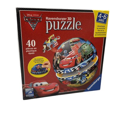 3D Puzzle 40 pièces Cars - Bon état RAVENSBURGER