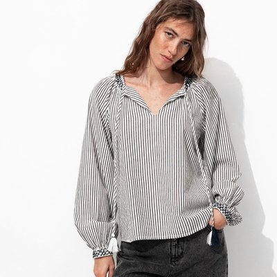 Blouse rayée en coton PROMOD