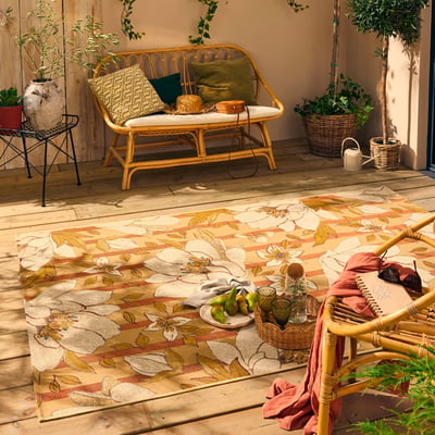 Tapis extérieur à fleurs LIDO NAZAR RUGS