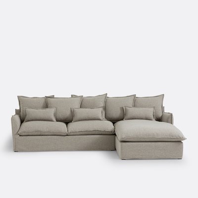 Canapé d'angle polyester, Odna LA REDOUTE INTERIEURS