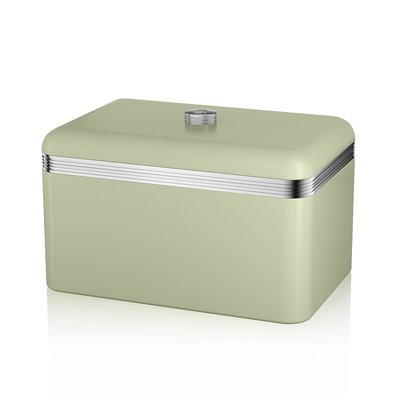 Retro Bread Bin in Green SWAN