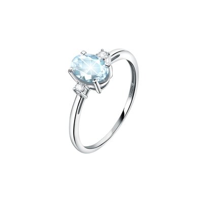 Acquamarina Bague Or Blanc 750 BLUESPIRIT