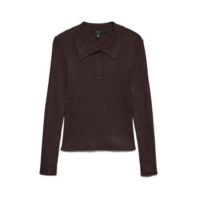 Jersey de manga larga con cuello de polo VERO MODA