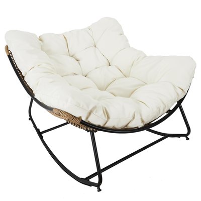 Fauteuil à bascule rembourré Asgar THE HOME DECO FACTORY