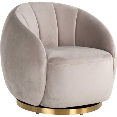 Fauteuil pivotant moderne en tissu, Jago RECOLLECTION