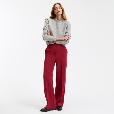 Wijde broek in polyviscose LA REDOUTE COLLECTIONS