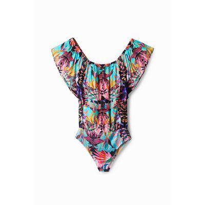 Body géométrique à col bateau - RED - XS DESIGUAL