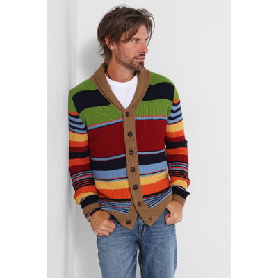 Sensationnel Cardigan à Rayures JOE BROWNS