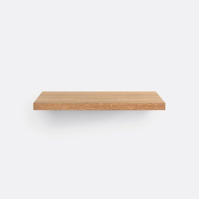Tablette murale plaquée chêne, 60 cm, Biface LA REDOUTE INTERIEURS