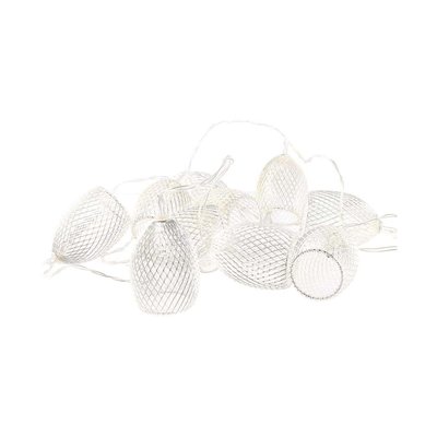 Guirlande lumineuse 10 cages argentées 1 CMP
