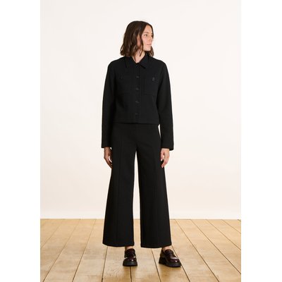 Pantalon cropped en jersey milano fantaisie LA FEE MARABOUTEE