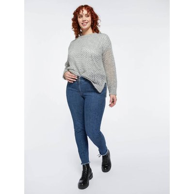 Jean skinny avec des applications devant de petites strass FIORELLA RUBINO